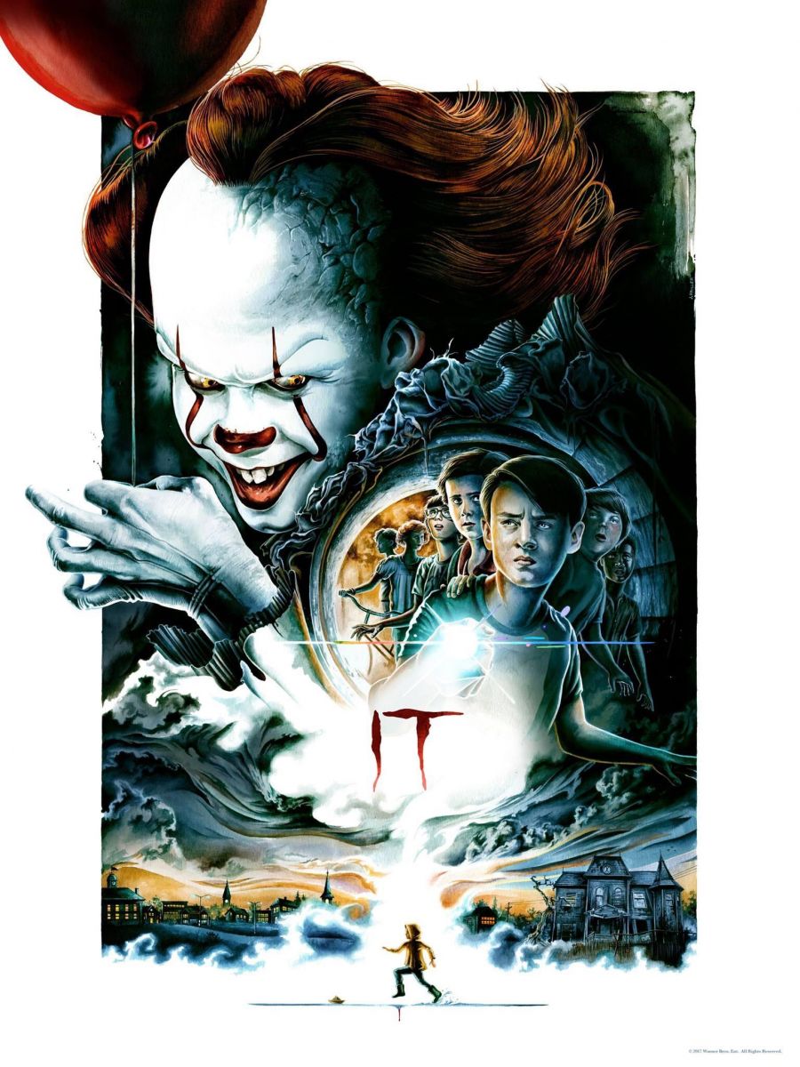 Отрывок и стильный постер фильма ужасов «Оно» по Кингу