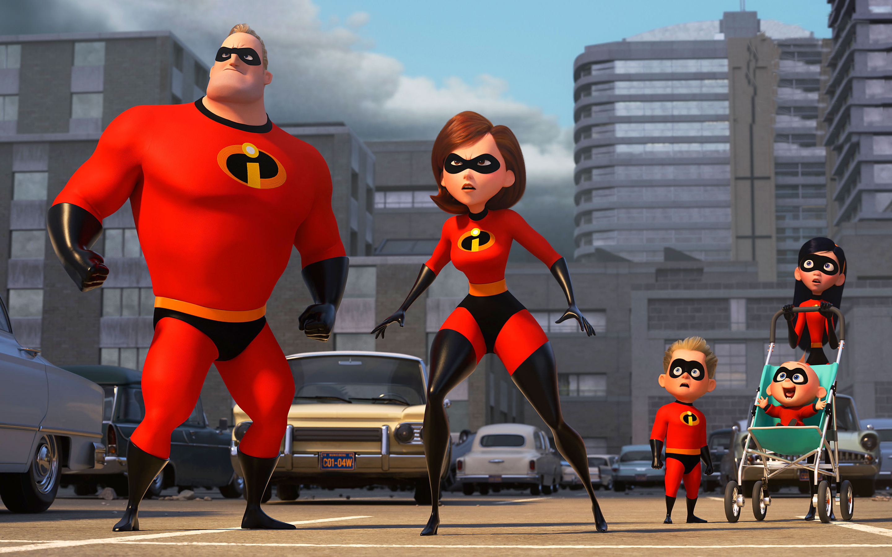 Плакат второй части мультфильма Pixar «Суперсемейка»