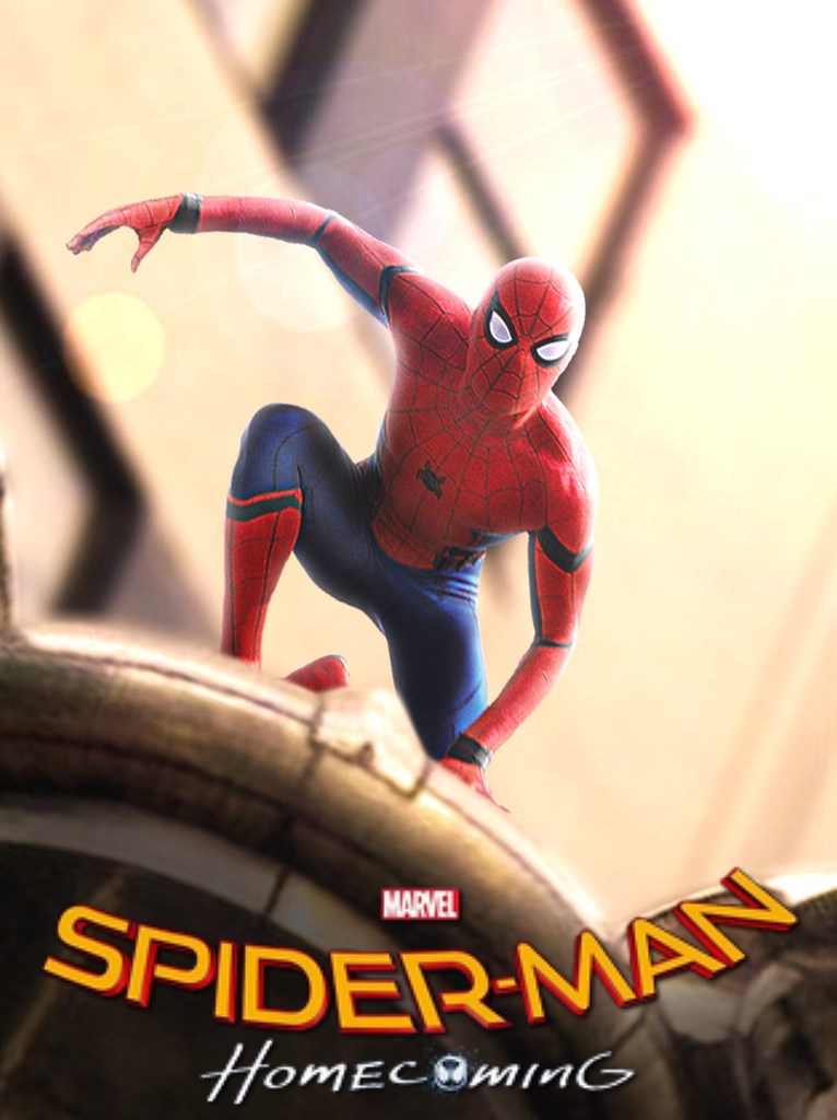 Стильный постер экшена «Человек-паук: Возвращение домой»