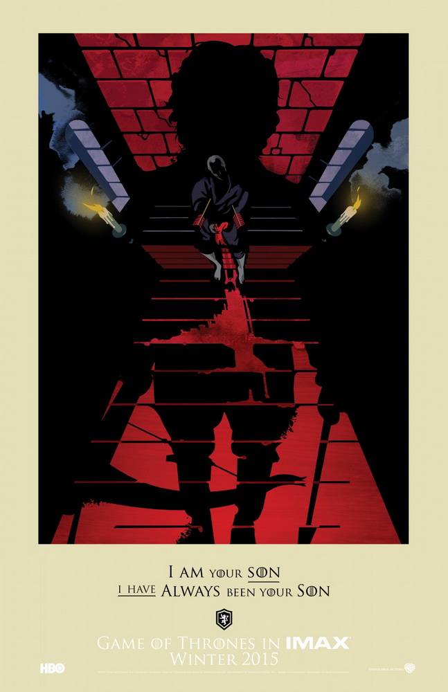 Арт постеры к IMAX версии «Игры престолов»