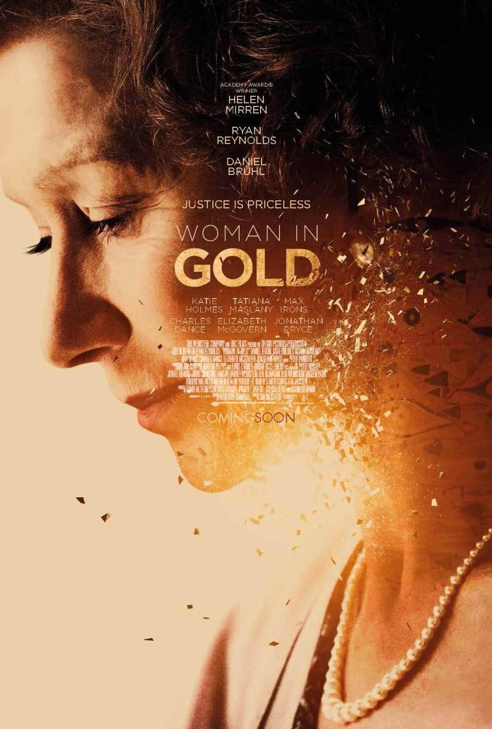 Постер картины «Женщина в золотом»