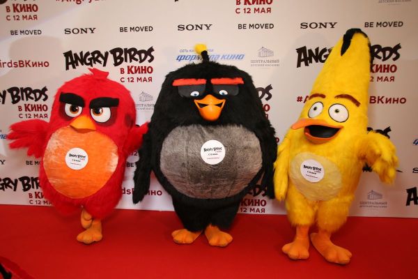 Фоторепортаж: Московская премьера анимационной комедии «Angry Birds в кино»