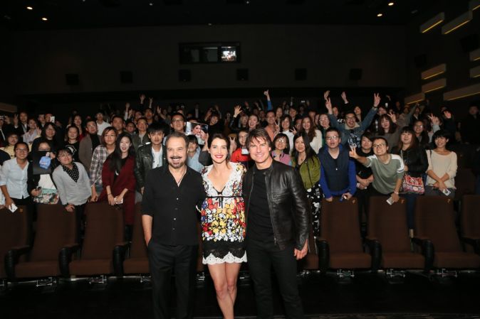 Том Круз на китайской премьере фильма «Джек Ричер 2: Никогда не возвращайся»