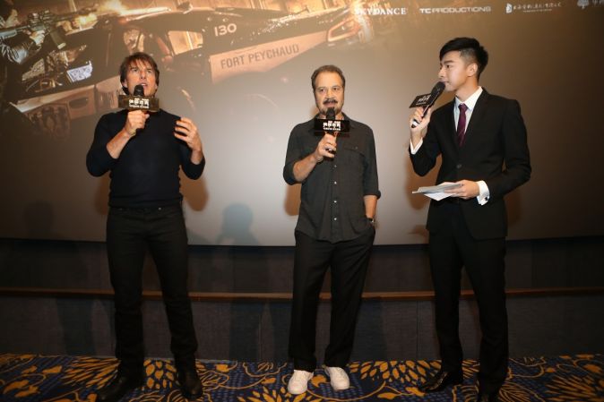 Том Круз на китайской премьере фильма «Джек Ричер 2: Никогда не возвращайся»